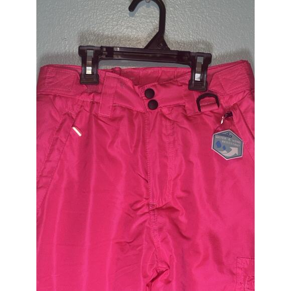 Attic Quest Insulated Snow Pants Girls Hit Pink Size 7/8 - Picture 2 of 6